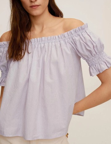 Bluza Mango, mov, XS