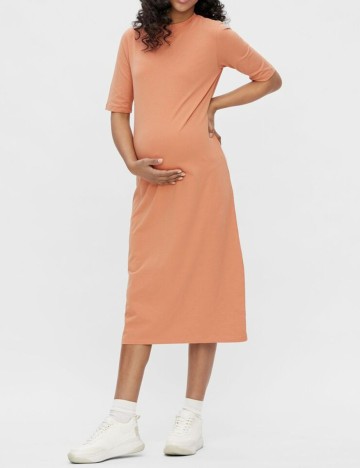 Rochie medie Mamalicious, portocaliu, XS