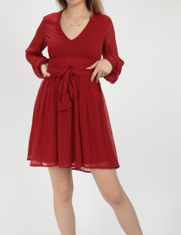 Rochie scurta BUBBLEROOM, rosu, 34