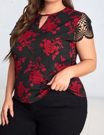 Bluza SHEIN CURVE, negru