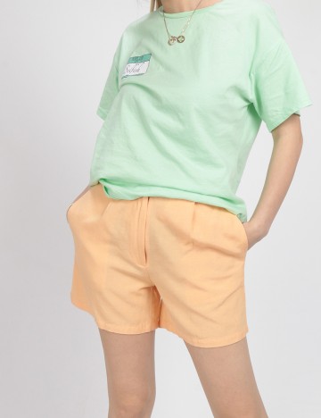 Pantaloni Scurti Vila, piersica, 38