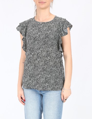 Bluza Stradivarius, negru, S