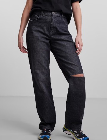 Blugi Pieces, negru, W29/L32