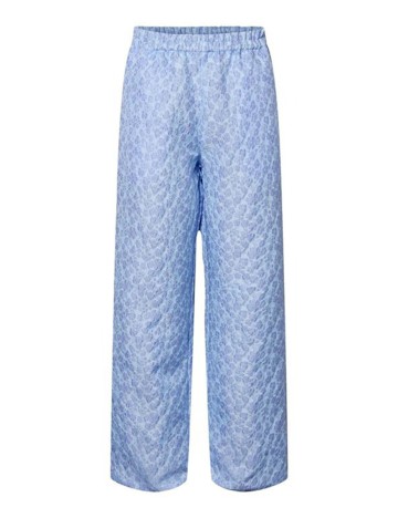 Pantaloni Pieces, albastru, M