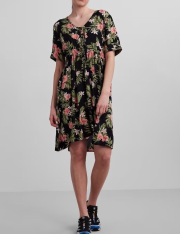 Rochie scurta Pieces, negru