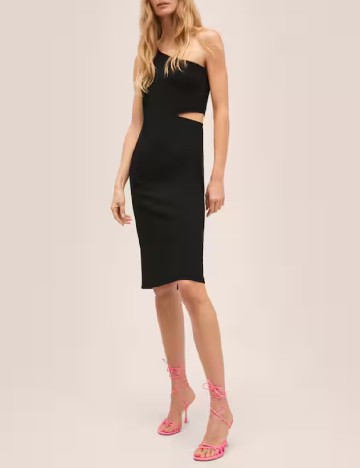 Rochie medie Mango, negru
