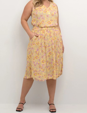 Fusta Kaffe Curve, galben