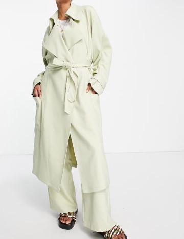 Palton Top Shop, verde