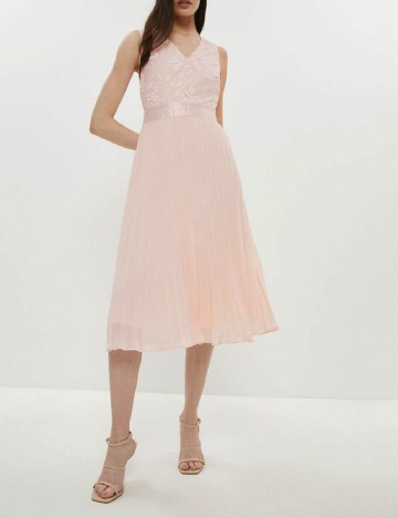 Rochie medie Coast, roz pal