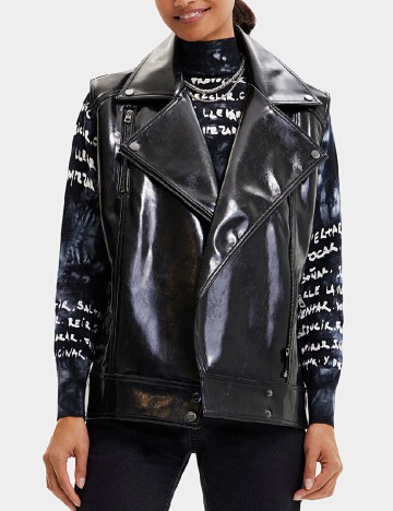 Vesta oversize Desigual, negru