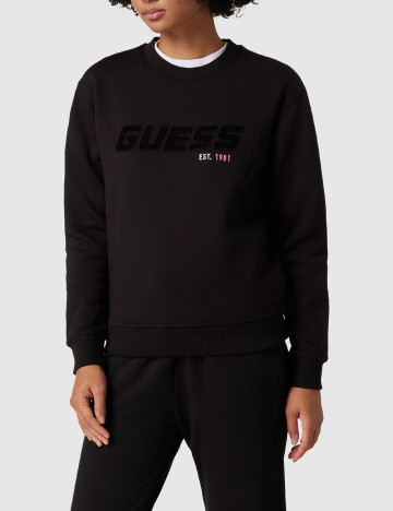 Bluza Oversize Guess, negru