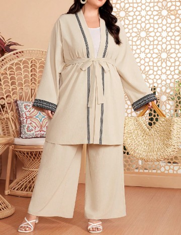 Compleu SHEIN CURVE, crem