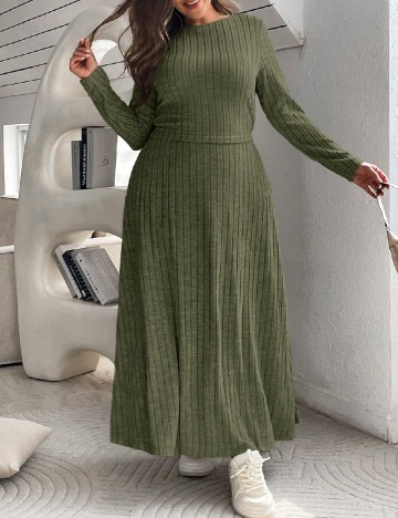 Compleu SHEIN CURVE, verde