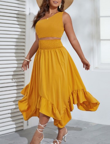 Compleu SHEIN CURVE, galben