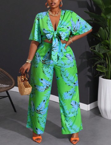 Compleu SHEIN CURVE, verde