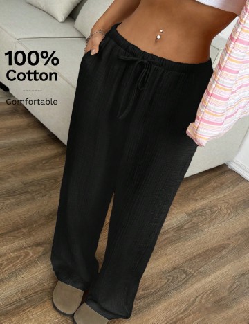 Pantaloni SHEIN, negru