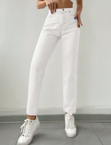 Blugi SHEIN, alb