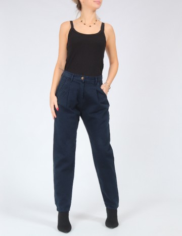 Pantaloni SHEIN, bleumarin