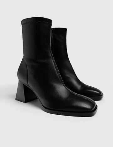 Botine Stradivarius, negru