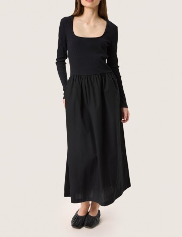Rochie lunga Soaked In Luxury, negru