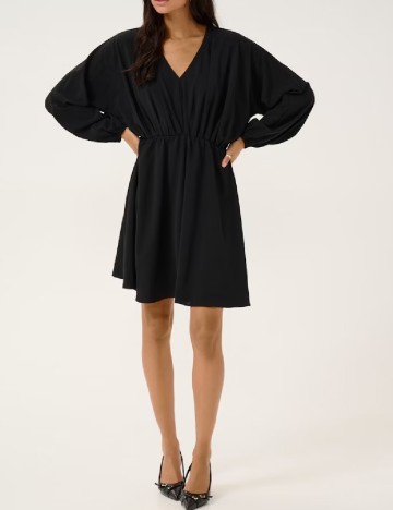 Rochie scurta Kaffe, negru