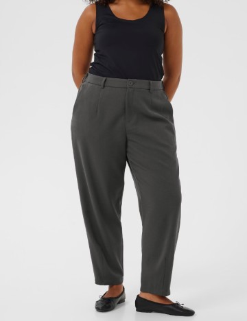 Pantaloni Kaffe Curve, gri