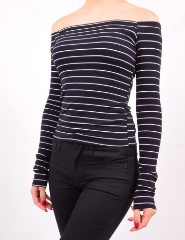 Bluza Bershka, bleumarin