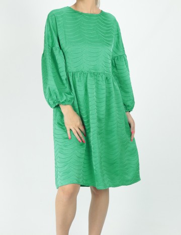 Rochie scurta Pieces, verde