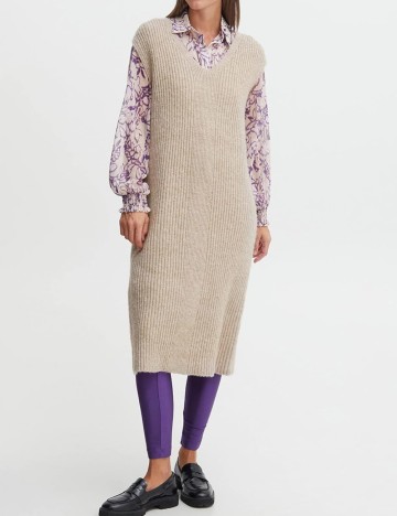 Rochie medie b.young, bej