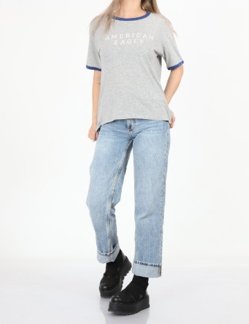 Tricou American Eagle, gri