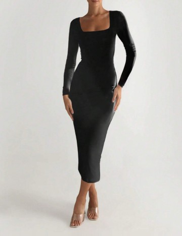 Rochie lunga SHEIN, negru