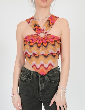 Top River Island, mix culori