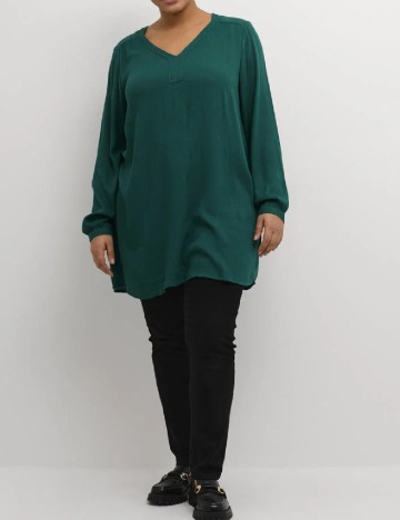 Bluza Kaffe Curve, verde