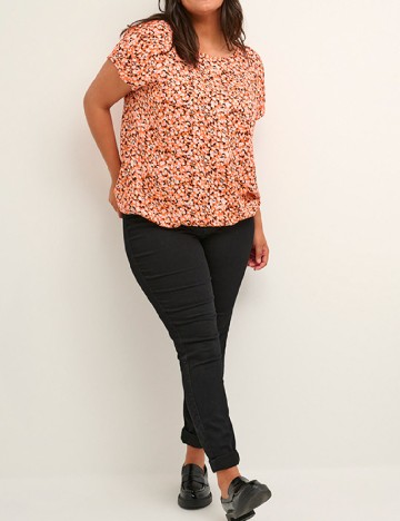 Bluza Kaffe Curve, portocaliu