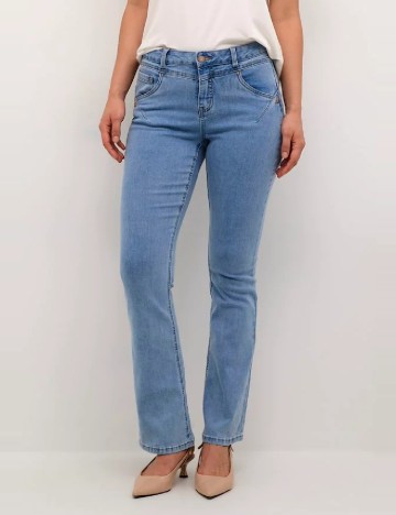 Blugi Cream, albastru