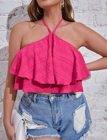 Top SHEIN CURVE, roz