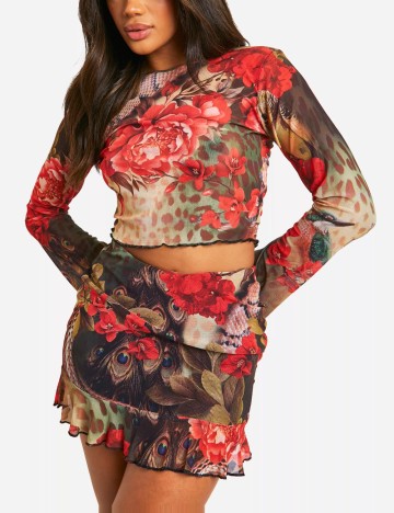 Top Boohoo, mix culori