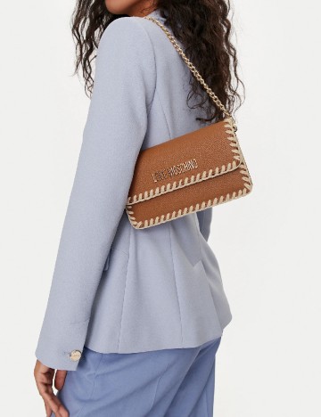 Geanta Love Moschino, maro