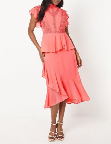 Rochie medie Coast, corai