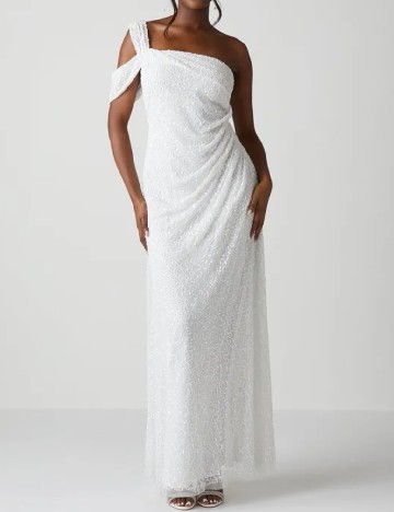 Rochie lunga Coast, alb