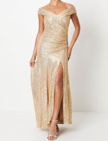 Rochie lunga Coast, auriu