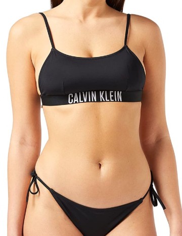 Bustiera de baie Calvin Klein, negru