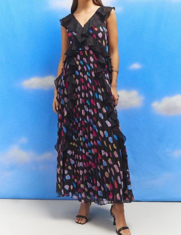 Rochie lunga Coast, negru