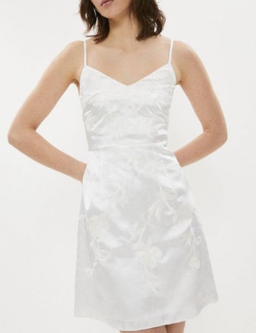 Rochie scurta Coast, alb