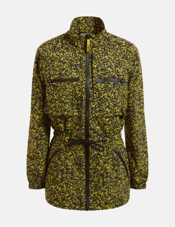 Geaca Guess, negru/galben