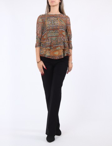 Bluza Desigual, mix culori