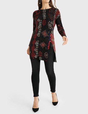 Bluza Desigual, mix culori