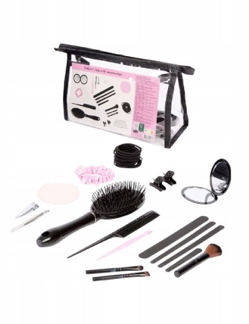 Geanta cosmetice cu accesorii Zd Trading, negru