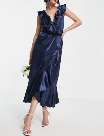 Rochie medie Little Mistress, albastru