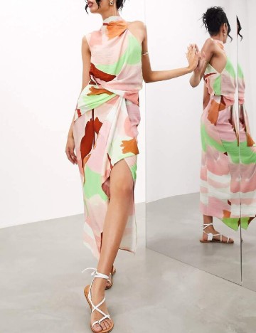 Rochie medie ASOS, mix culori